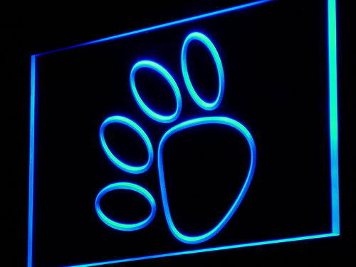 Paw Print Dog Cat Pet Shop Decor